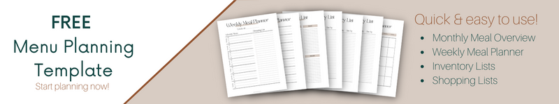 Menu Plan Overview Sample What’s for dinner? Menu planning made easy! - SIMPLIFY AND SHINE