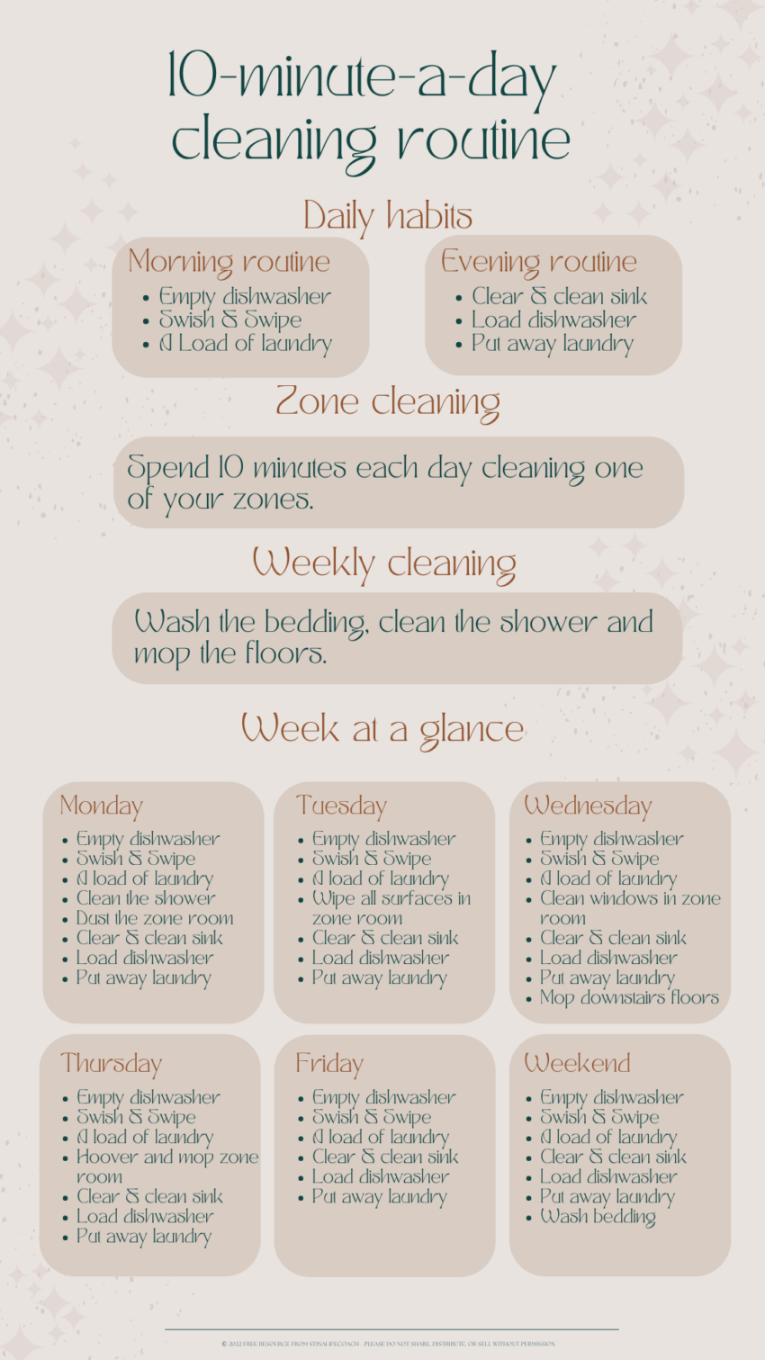 The 10MinuteADay Home Cleaning Routine SIMPLIFY AND SHINE