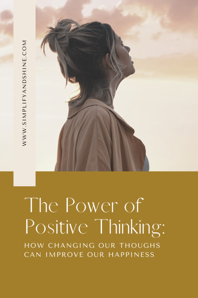 The Power of Positive Thinking - Pinterest Image 1